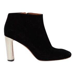 CELINE - Black Velvet BAM BAM Ankle Boots - Iconic Phoebe Philo - Size 38
